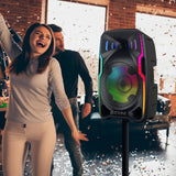 ION Total PA Apex Party Speaker with Wireless Microphone and Dynamic Lights