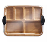 Farberware Build-a-Board 11" x 14" Bamboo Charcuterie Board w/ Locking Lids 2-pk