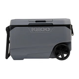 Igloo 90QT MaxCold Rolling Cooler – 137 Can Hard Cooler with All-Terrain Wheels & Glide Handle