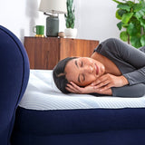 Sealy 18" Queen Air Mattress with Headboard, Built-In Pump & Adjustable Firmness