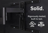 SANUS Preferred 26"–65" Full-Motion TV Wall Mount SMF421A-B1