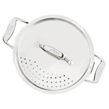 All-Clad Simply Strain 8 qt. Stainless Steel Multipot with Locking Straining Lid