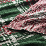 Evergrace Holiday Chenille Knit Throw Blanket – 60" × 70" Knit Holiday Gift