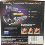 Braun Series 9 Sport+ Electric Foil Shaver with Clean & Charge Station, Precision Trimmer, Travel Case – Wet & Dry Men's Shaver