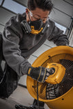 DeWalt DXF1616 16" 3-Speed Benchtop & Hanging Drum Fan, 4,000 CFM with 360° Tilt