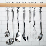 All-Clad 8-piece Stainless Steel Kitchen Utensil Set, 18/10 Stainless Steel Tool