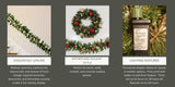 9' CGH Pre-Lit Artificial Christmas Garland with 90 Twinkle Warm White LED Light