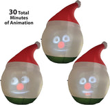 Mr. Chill 6 ft. ANIMAT3D Inflatable Snowman with Projected Animation and Sound