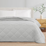 Pem America Cooling Blanket - Reversible Nylon Spandex 92" x 98" Soft Quilt
