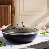Henckels Capri Ceramic Non-Stick 11-Inch Perfect Pan with Glass Lid Italian-made
