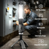 Westinghouse 5000-Lm Telescoping Tripod Camp Light, Work Light with Power Bank