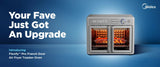 Midea Flexify Pro 26.4 qt. French Door Air Fryer Toaster Oven with Graphene Heat