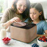 Whynter 0.8 Qt Automatic Ice Cream Maker, No Pre-Freezing Yogurt Dessert Churner