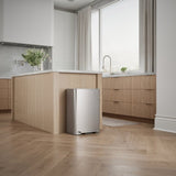 Kohler 45L Stainless Steel Step Trash Can, 13-Gal Bag Compatible Quiet-Close Lid