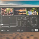 GSI Outdoors Table for Two Picnic Set with Zippered Carry Bag