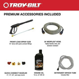 Troy-Bilt Gas Pressure Washer, 3100 Max PSI, 2.3 Max GPM, CRX165 163cc Engine