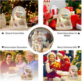 Christmas Music Snow Globe – Christmas Village Scene, Nativity, Holy Angel