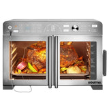 Gourmia XL 13-in-1 French Door Countertop 43 L Air Fryer with Temperature Probe