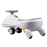 Shark Bros 12V Wiggle Car Ride-On with Bluetooth Music, LED Lights & Dual Speeds