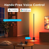 Govee Smart Floor Lamp 2, 60" RGBICWW LED Corner Lamp, 1725 lm Matter Compatible