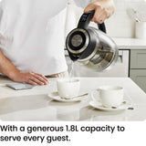 Chefman Lightning 1.8L Custom-Temp Electric Kettle, 1750W with Tea Infuser