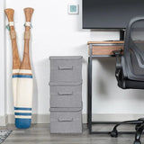 Allspace Collapsible Fabric Storage Organizer, 3 Pack