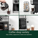 Cuisinart Coffee Center Barista Bar 4-in-1 Coffee Maker, Single-Serve Pods