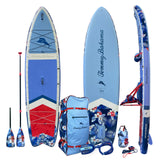 Tommy Bahama Marlin 11'6" 2-in-1 Inflatable Paddle Board & Kayak Package