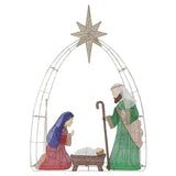 Member’s Mark 7' Pre-Lit Nativity Scene with 343 LED Lights, Chasing & Twinkle Effects
