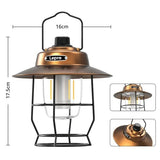 Lepro Vintage Dimmable LED Rechargeable Metal Camping Lantern