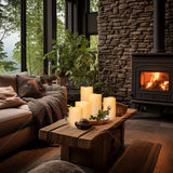Deck Impressions Indoor/Outdoor Flameless LED Candles with Remote & Timer, 5-pc