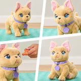FurReal 15" Train and Play Frenchie Interactive Plush Dog with Voice Accessories