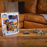 Spin Master HEX BOTS Wall Crawler Spider RC Robot Toy with LED Eyes and Remote