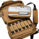 Savior Equipment Dual Pistol Range Bag with Padded Pockets Magazine Holder Strap