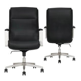 Elle Decor Ayden Manager's Chair, High-Back Recliner with Cushioned Seat