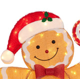 Member’s Mark 4.5' Life-Size Pre-Lit Gingerbread Man with 169 Twinkling LED Lights