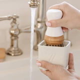 Nellie’s Dish Butter Bundle Zero Waste Dish Soap w/ Forever Brush