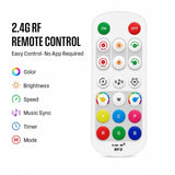 Westinghouse 190W RGB LED Hexagon Light Kit, 24 Tubes Music Sync Garage Ceiling