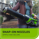 Greenworks 80V Brushless Cordless Leaf Blower Kit with 4.0Ah Battery