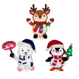 Member’s Mark 3-Piece Pre-Lit Pop-Up Holiday Pals with LED C9 Lights