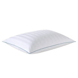 Down Haven Luxury Down Pillow – 500 Thread Cotton Damask Medium Density Pillow