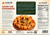 Cedar Pastries Authentic Mediterranean Baklava, 35 oz Each, 2-Pack, Made Honey