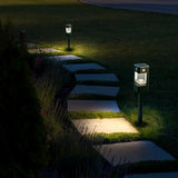 Infinity X1 500 Lumens Motion Activated Solar Security Pathway light, 2 Pack
