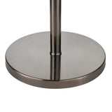 Bridgeport Designs Everett Downbridge Floor Lamp – Adjustable Reading Lamp with Linen Shade, Light Diffuser & LED Bulb