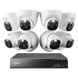 Reolink NVS8-8MD84TB 4K Security System with 8 PoE Dome Cameras, 4TB NVR & 12-Camera Expansion