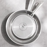 T-fal Tri-Ply Stainless Steel Cookware Set, 12-Piece, Induction Compatible