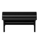 Leisure Line Adirondack Footstool by Tangent – Recycled Plastic Outdoor Ottoman, Weather Resistant HDPE Patio Footrest