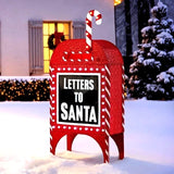 Member’s Mark 48" Pre-Lit Letters to Santa Mailbox with Motion, Music & 319 LED Lights
