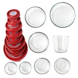 Anchor Hocking TrueSeal 16-Piece Glass Food Storage Container Set