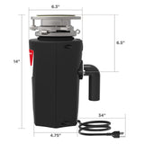 American Standard 1.25 HP Garbage Disposal Slim-Line Stainless Steel Continuous Feed